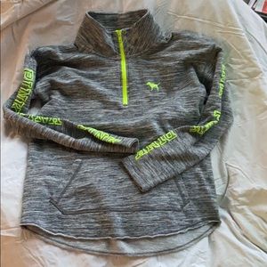 COPY - Pink brand gray pullover